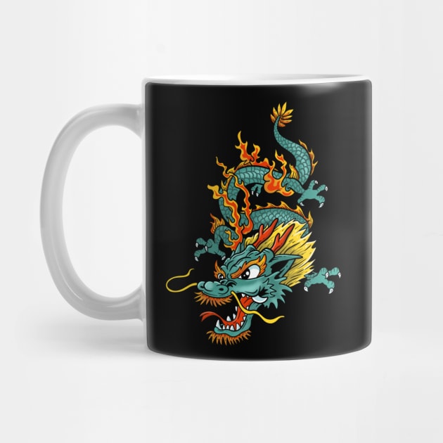 Legendary Power: Chinese, Asian, and Japanese Dragon Design by Holymayo Tee